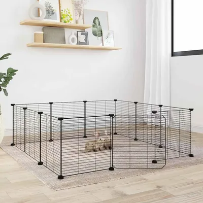 vidaXL cage pour animaux de compagnie Acier