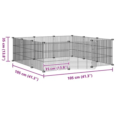 vidaXL cage pour animaux de compagnie Acier vidaXL cage pour animaux de compagnie Acier