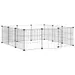 vidaXL cage pour animaux de compagnie Acier