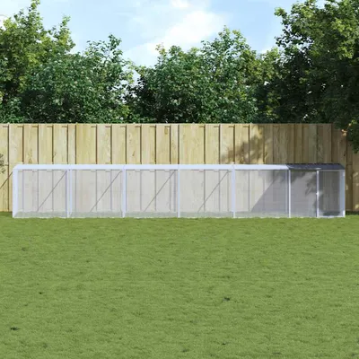 vidaXL cage à poules Acier