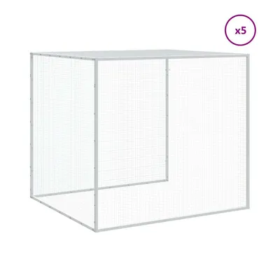 vidaXL cage à poules Acier