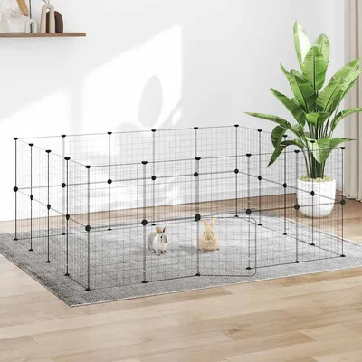 vidaXL cage pour animaux de compagnie Acier vidaXL cage pour animaux de compagnie Acier