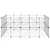 vidaXL cage pour animaux de compagnie Acier vidaXL cage pour animaux de compagnie Acier