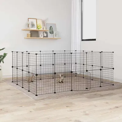 vidaXL cage pour animaux de compagnie Acier