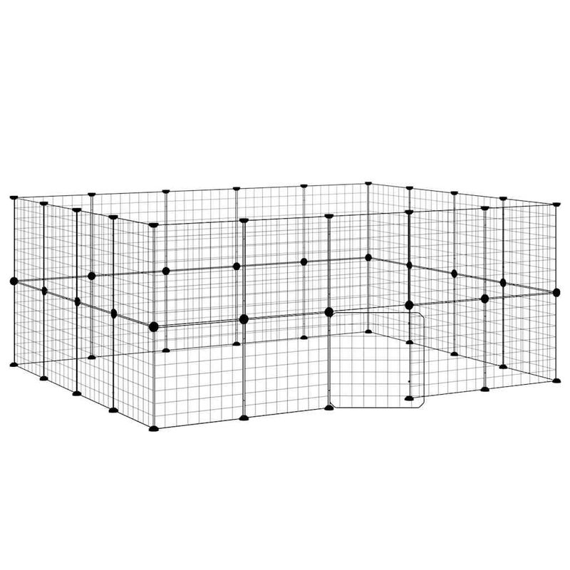 vidaXL cage pour animaux de compagnie Acier