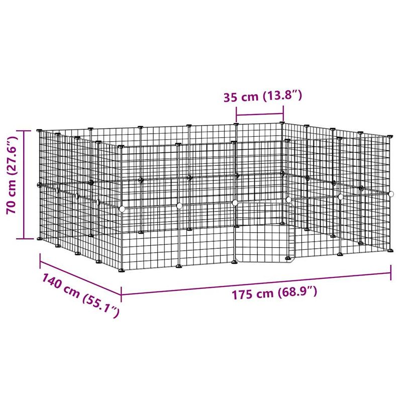 vidaXL cage pour animaux de compagnie