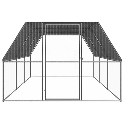 vidaXL cage à poules Acier