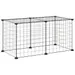 vidaXL cage pour animaux de compagnie Acier