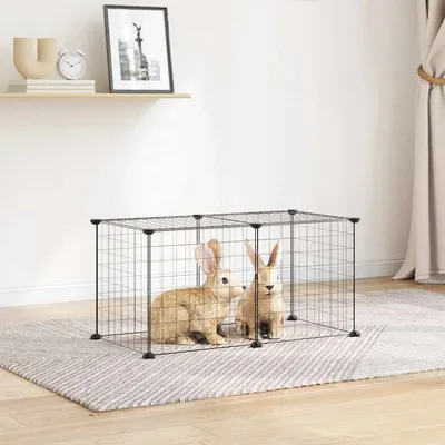 vidaXL cage pour animaux de compagnie Acier vidaXL cage pour animaux de compagnie Acier