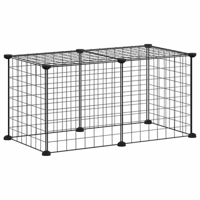 vidaXL cage pour animaux de compagnie Acier