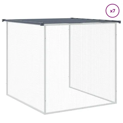 vidaXL cage à poules Acier