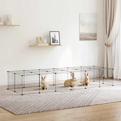 vidaXL cage pour animaux de compagnie Acier vidaXL cage pour animaux de compagnie Acier