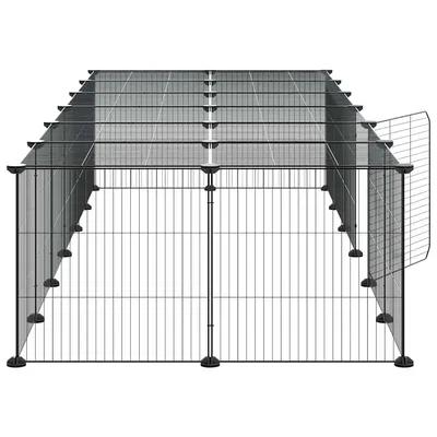 vidaXL cage pour animaux de compagnie Acier