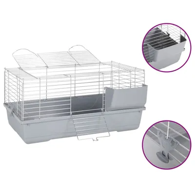 vidaXL cage pour petits animaux Polypropylène