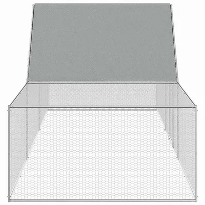 vidaXL poulailler Acier