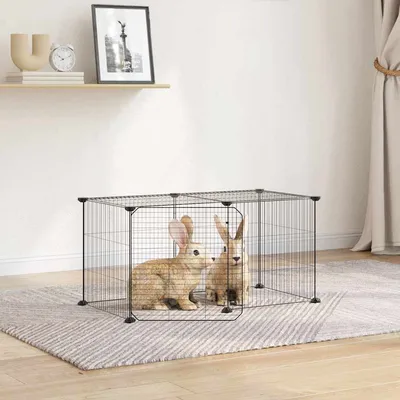 vidaXL cage pour animaux de compagnie Acier vidaXL cage pour animaux de compagnie Acier