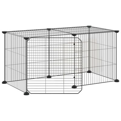 vidaXL cage pour animaux de compagnie Acier