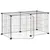 vidaXL cage pour animaux de compagnie Acier vidaXL cage pour animaux de compagnie Acier