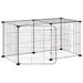 vidaXL cage pour animaux de compagnie Acier
