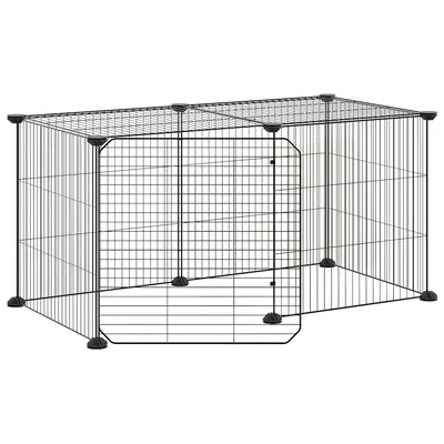 vidaXL cage pour animaux de compagnie Acier vidaXL cage pour animaux de compagnie Acier