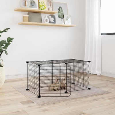vidaXL cage pour animaux de compagnie Acier