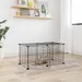 vidaXL cage pour animaux de compagnie Acier