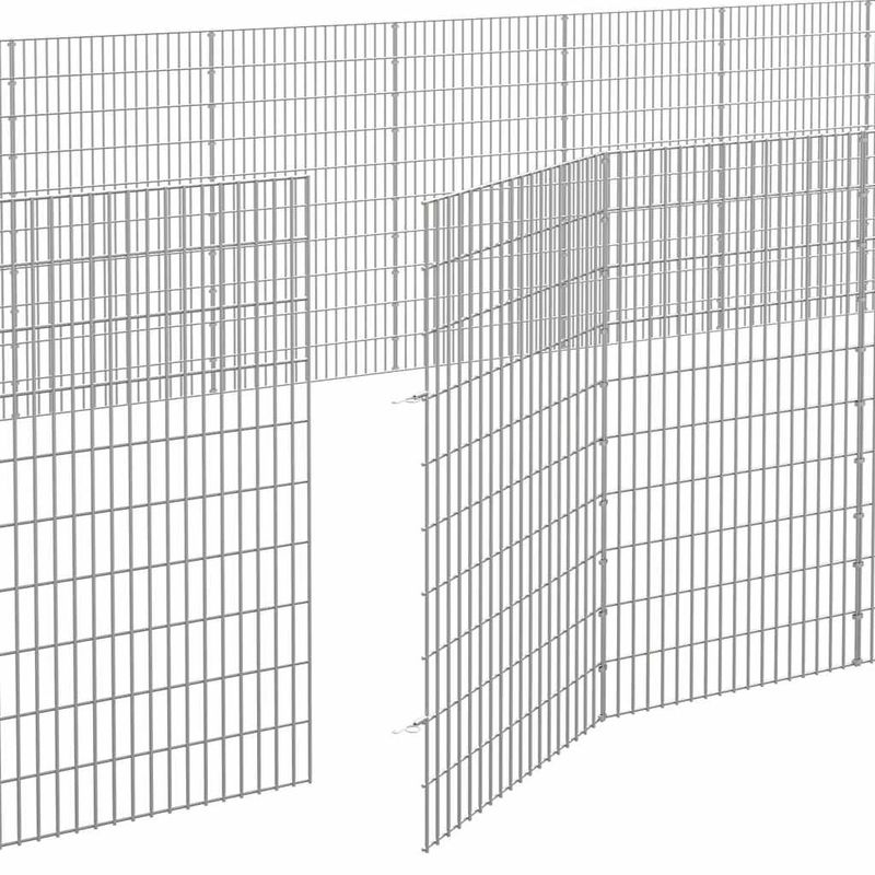 vidaXL enclos pour animaux Fer