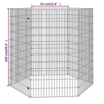 vidaXL enclos pour animaux Fer vidaXL enclos pour animaux Fer