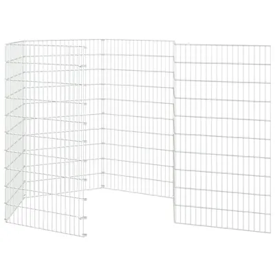 vidaXL enclos pour animaux Fer