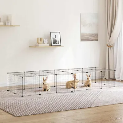 vidaXL cage pour animaux de compagnie Acier vidaXL cage pour animaux de compagnie Acier