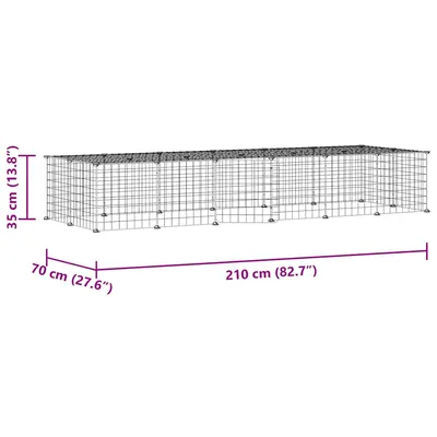 vidaXL cage pour animaux de compagnie Acier vidaXL cage pour animaux de compagnie Acier