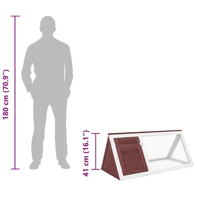 vidaXL cage pour animaux Bois