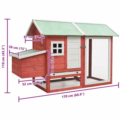 vidaXL clapier pour lapins Bois de pin