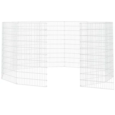 vidaXL enclos pour animaux Fer