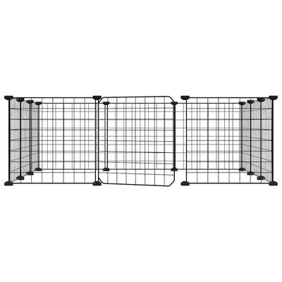 vidaXL cage pour animaux de compagnie Acier