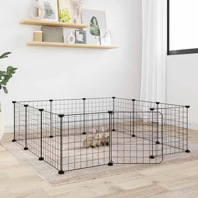 vidaXL cage pour animaux de compagnie Acier