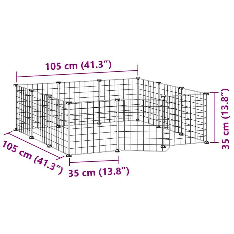 vidaXL cage pour animaux de compagnie