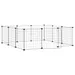 vidaXL cage pour animaux de compagnie Acier