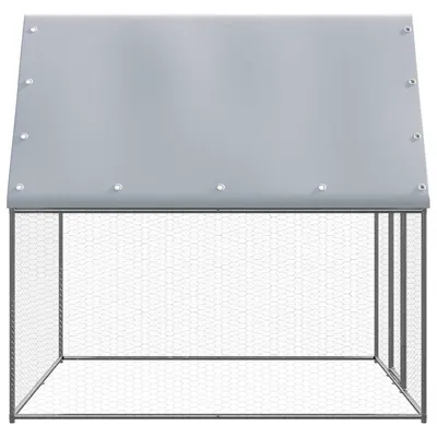 vidaXL cage à poulets Acier