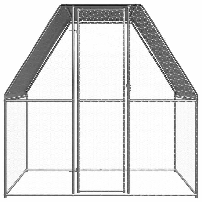 vidaXL cage à poulets Acier
