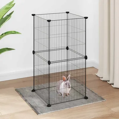 vidaXL cage pour animaux de compagnie Acier vidaXL cage pour animaux de compagnie Acier
