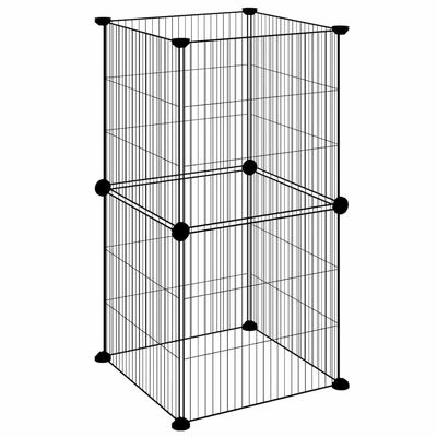 vidaXL cage pour animaux de compagnie Acier