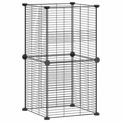 vidaXL cage pour animaux de compagnie Acier