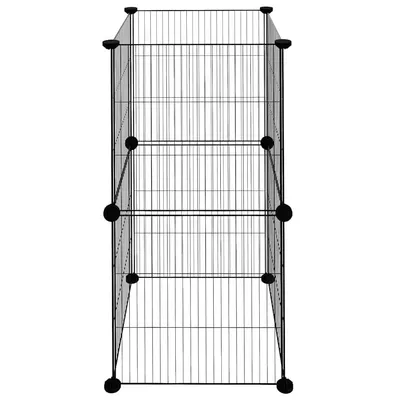 vidaXL cage pour animaux de compagnie Acier