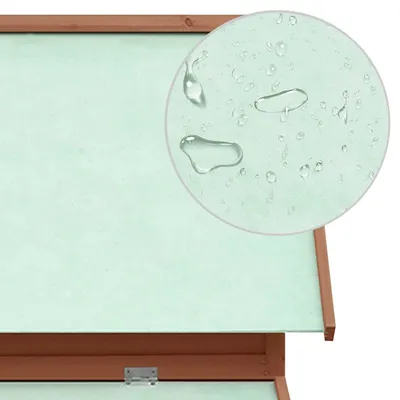 vidaXL poulailler Bois