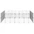 vidaXL cage pour animaux de compagnie Acier vidaXL cage pour animaux de compagnie Acier