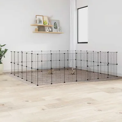 vidaXL cage pour animaux de compagnie Acier