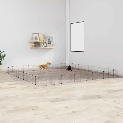 vidaXL cage pour animaux de compagnie Acier