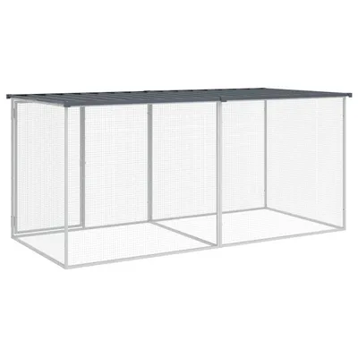 vidaXL cage à poulet Acier