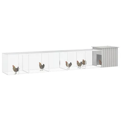 vidaXL cage à poules Acier